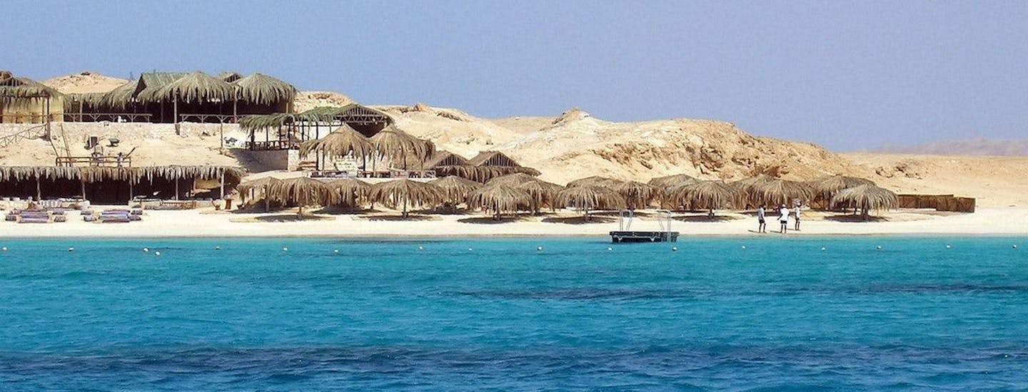 Strand i Hurghada i Egypten