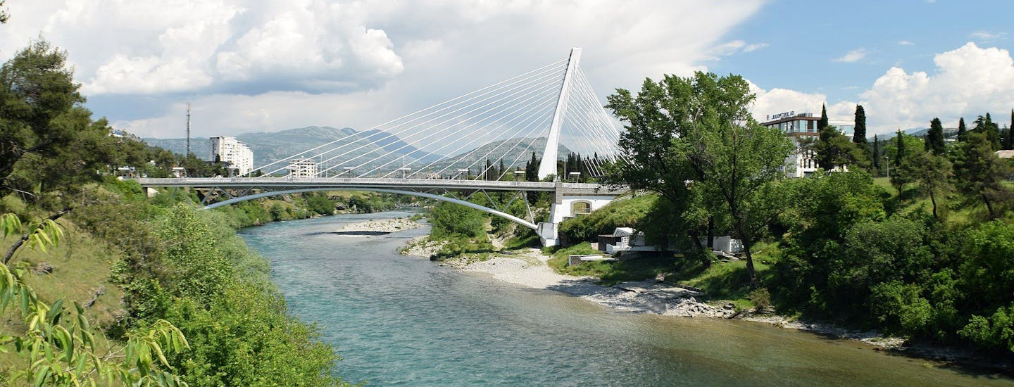 Rejser til Podgorica i Montenegro