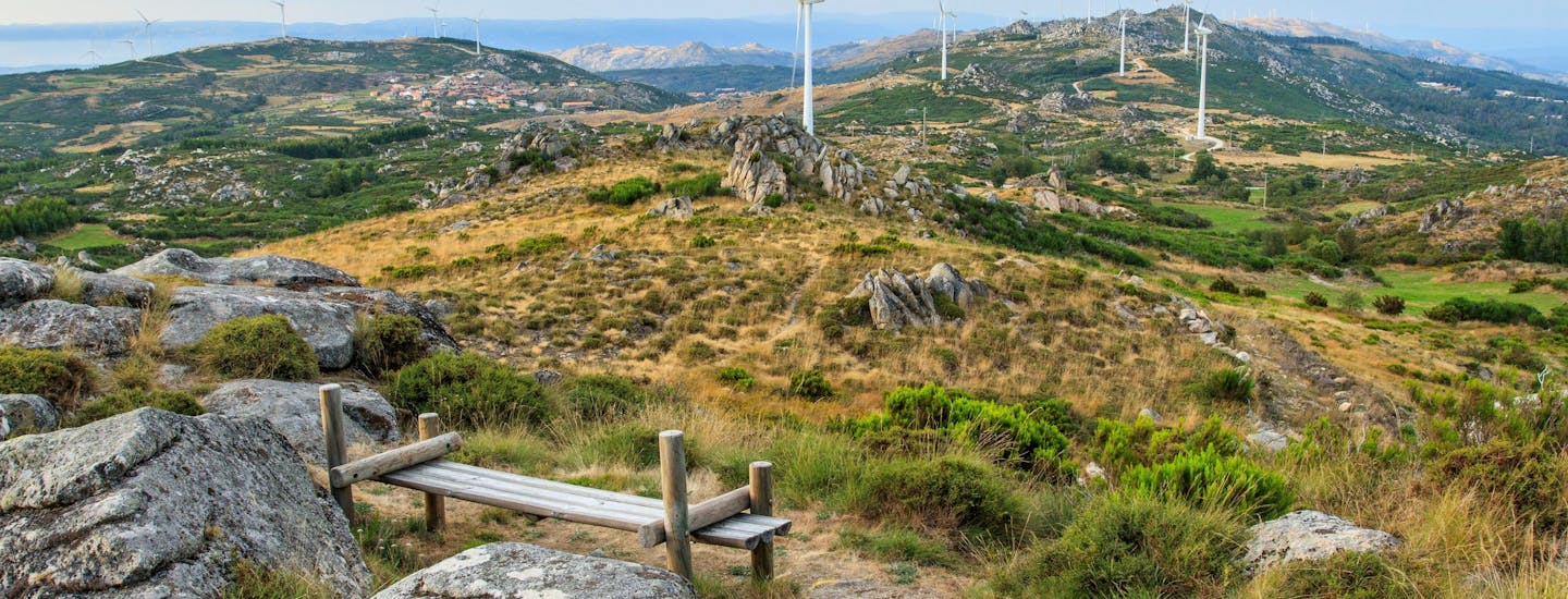 Smukke udsigter over Serra do Caramulo, Portugal